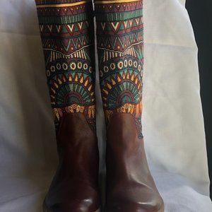 Custom Womens Size 9 Leather Boots